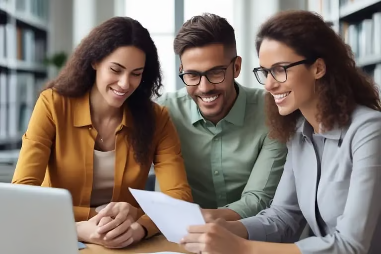 Equipo analizando procesos y datos