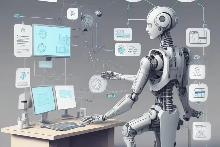 Visual de RPA y automatización